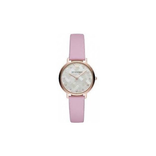 Różowy zegarek Emporio Armani 
