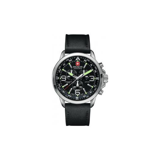 Zegarek czarny Swiss Military Hanowa 