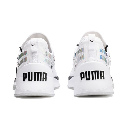 Białe buty sportowe damskie Puma sneakersy młodzieżowe sznurowane płaskie 