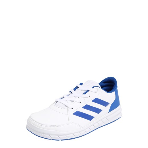 Białe buty sportowe dziecięce Adidas Performance bez wzorów 