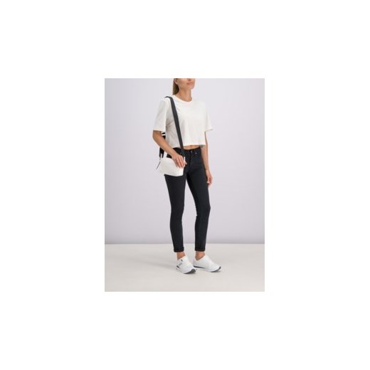Bluzka damska Calvin Klein biała z krótkim rękawem 