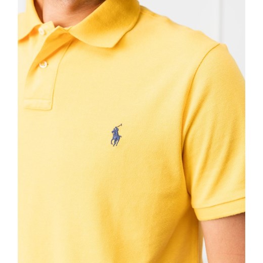 Żółty t-shirt męski Polo Ralph Lauren 