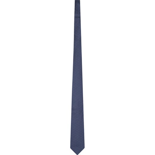 Krawat niebieski Boss w abstrakcyjne wzory 