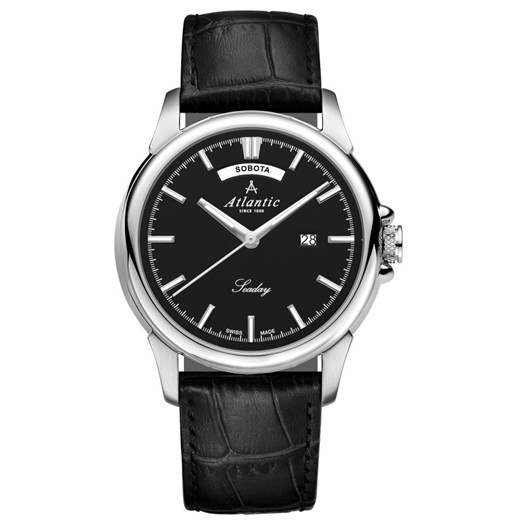Zegarek czarny Atlantic 