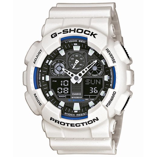 Biały zegarek G-Shock cyfrowy 