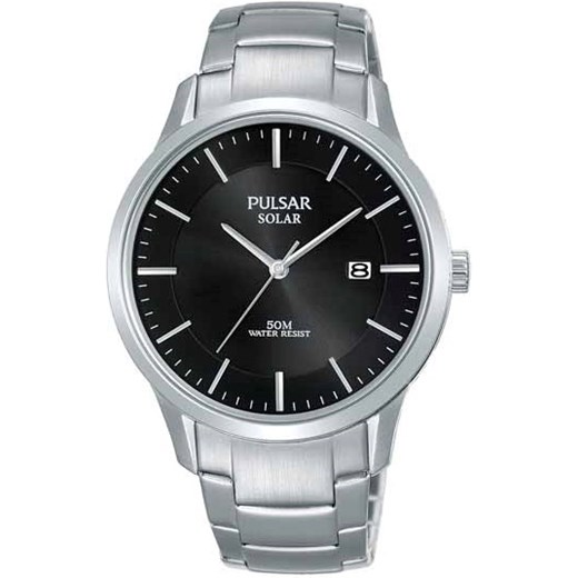 Zegarek Pulsar srebrny analogowy 