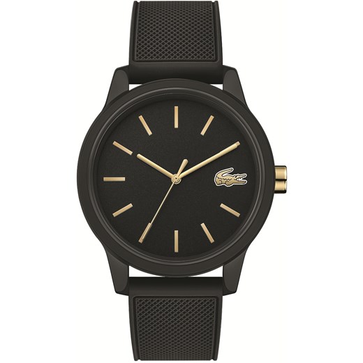 Zegarek czarny Lacoste analogowy 