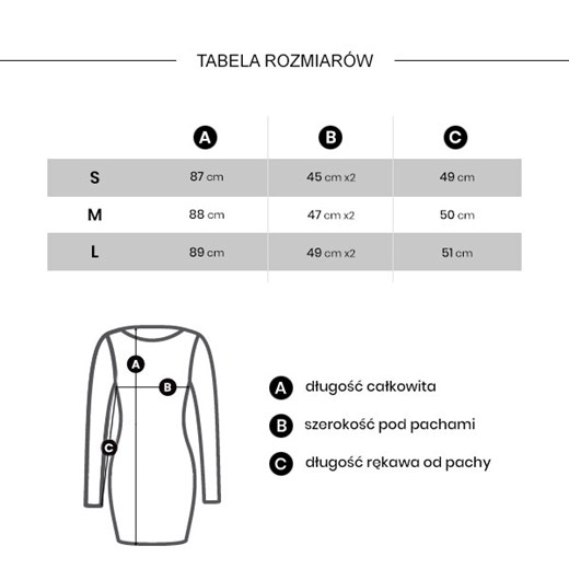 Sukienka Cocomore mini oversize z długim rękawem 