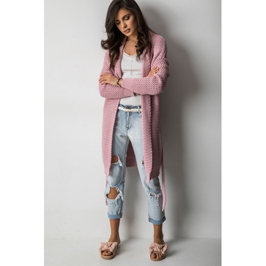 Sweter damski z dekoltem w serek