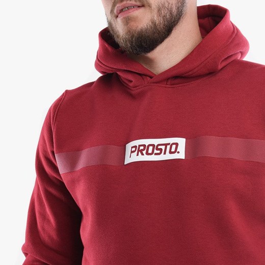 Bluza męska Prosto. czerwona w stylu młodzieżowym 