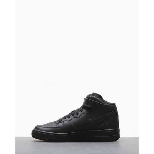 Buty sportowe damskie Nike do biegania air force czarne gładkie sznurowane płaskie 