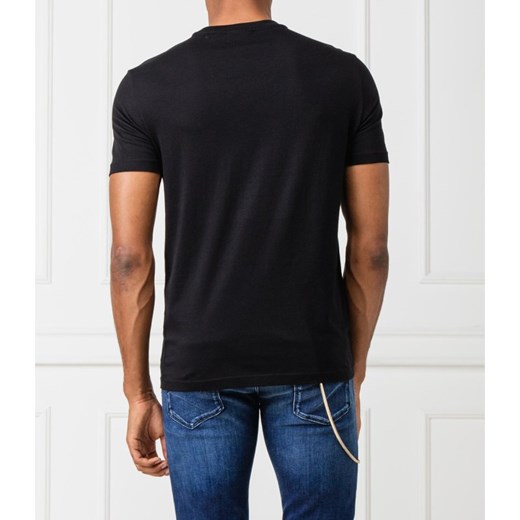 T-shirt męski Emporio Armani czarny z krótkim rękawem 