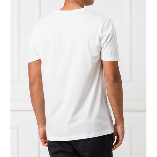 T-shirt męski Hugo Boss bez wzorów biały 