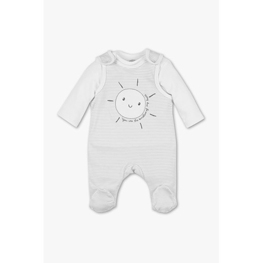 Odzież dla niemowląt Baby Club unisex z napisami bawełniana 