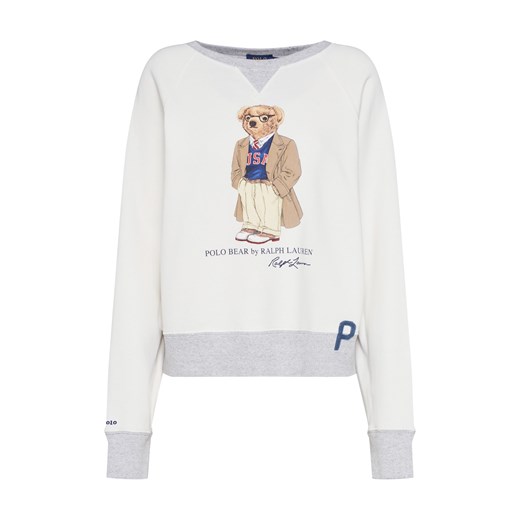 Bluza damska beżowa Polo Ralph Lauren krótka 