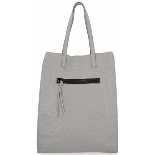 Shopper bag Vittoria Gotti mieszcząca a7 ze skóry matowa elegancka na ramię 