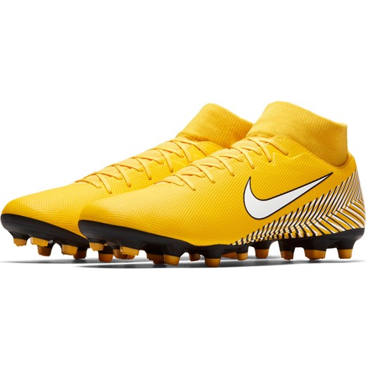 Żółte buty sportowe męskie Nike Football mercurial sznurowane 