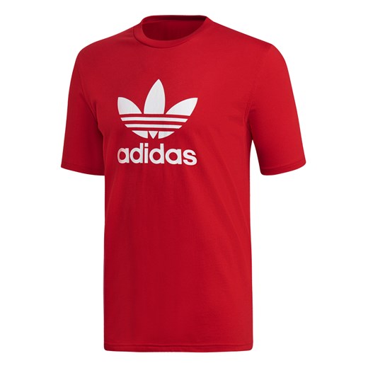 Koszulka sportowa czerwona Adidas z napisem 