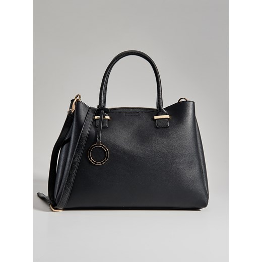 Shopper bag Mohito czarna bez dodatków średnia matowa do ręki 