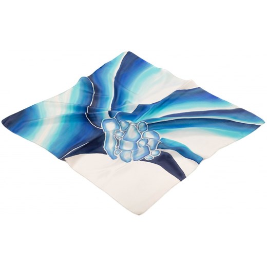 Szalik/chusta w abstrakcyjnym wzorze elegancki