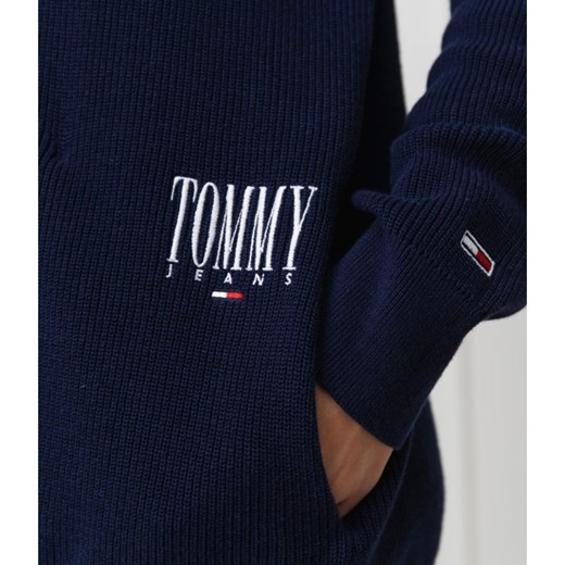Sweter damski Tommy Jeans w serek 