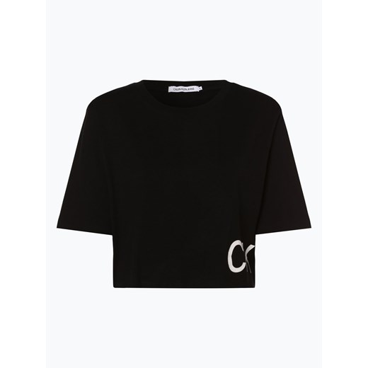 Calvin Klein Jeans - T-shirt damski, czarny