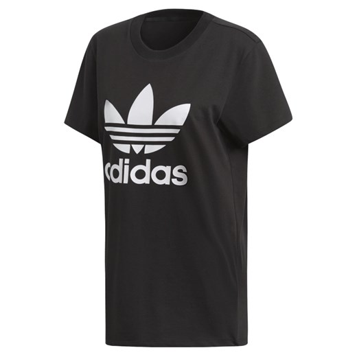 Bluzka sportowa czarna Adidas z aplikacjami  
