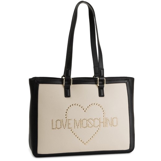 Shopper bag Love Moschino mieszcząca a8 