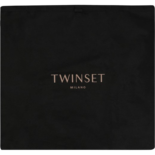 Twinset shopper bag bez dodatków na ramię 