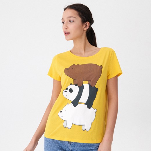 House - Koszulka z nadrukiem We Bare Bears - Żółty  House M 