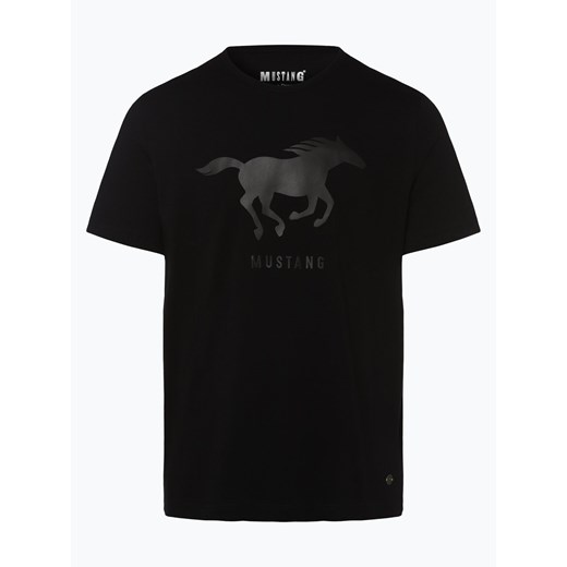 T-shirt męski Mustang z napisami 
