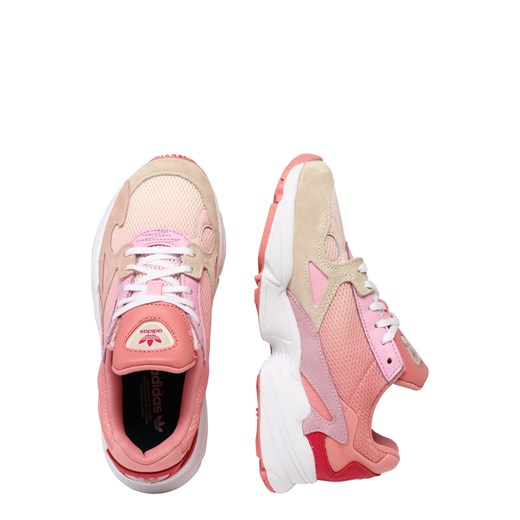 Buty sportowe damskie różowe Adidas Originals do fitnessu młodzieżowe na platformie 