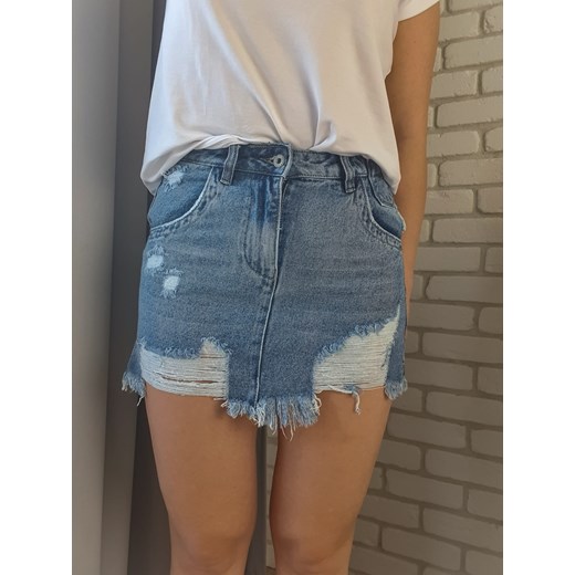 Spódnica mini z jeansu 