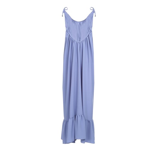 Sukienka niebieska Renee casual bez rękawów na spacer oversize 