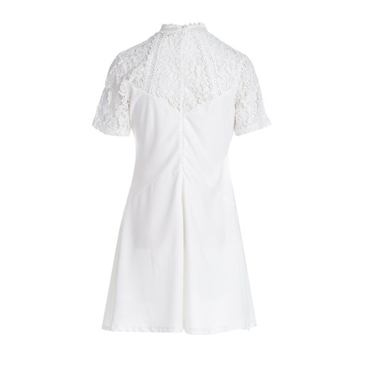 Sukienka biała Renee trapezowa mini koronkowa 