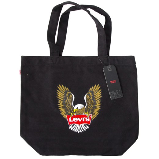 Shopper bag Levi's bez dodatków z nadrukiem 