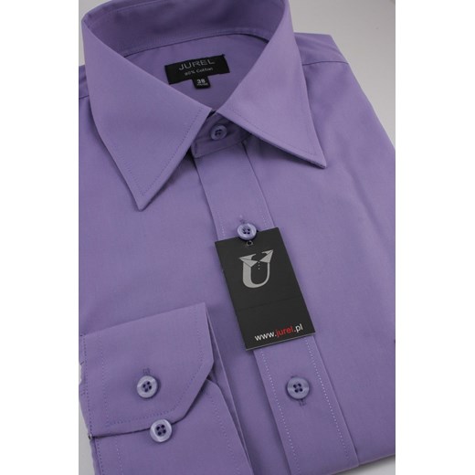 Klasyczna koszula wizytowa  KSDWJRL0010 jegoszafa-pl fioletowy bawełniane