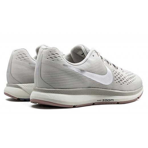 Buty sportowe damskie Nike dla biegaczy zoom na platformie bez wzorów wiązane z gumy 