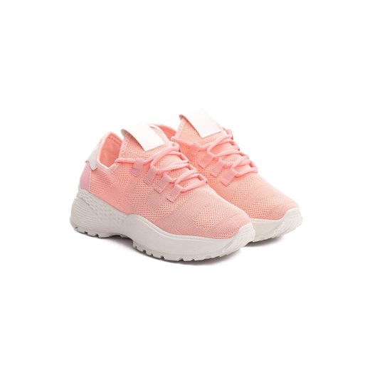 Sneakersy damskie Renee na platformie różowe sznurowane na wiosnę 