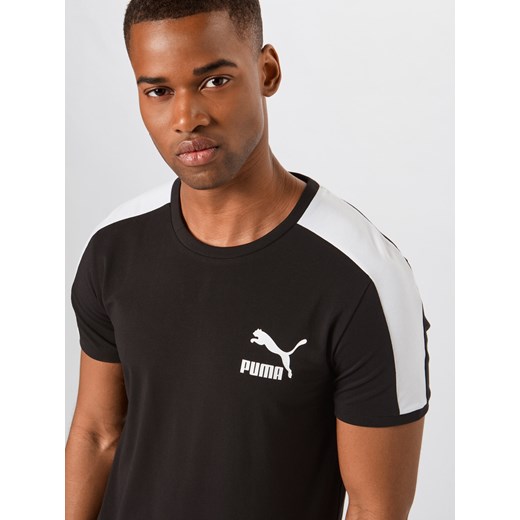 Koszulka sportowa czarna Puma z napisami 
