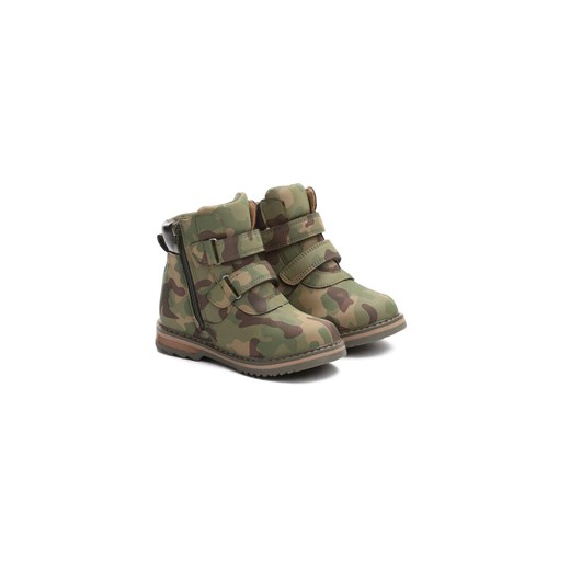 Born2be buty zimowe dziecięce zielone trapery
