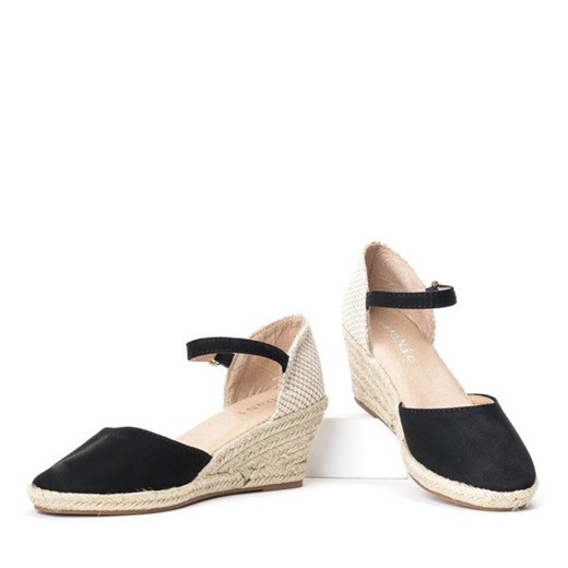 Czarne espadryle damskie Royalfashion.pl 