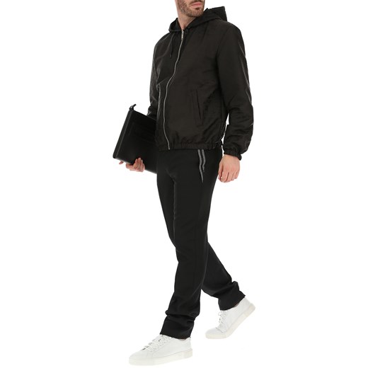 Givenchy Kurtka dla Mężczyzn, czarny, Nylon, 2019, M XL