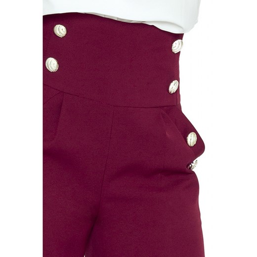 Szerokie spodnie z wysoką talią  Bergamo M ptakmoda.com