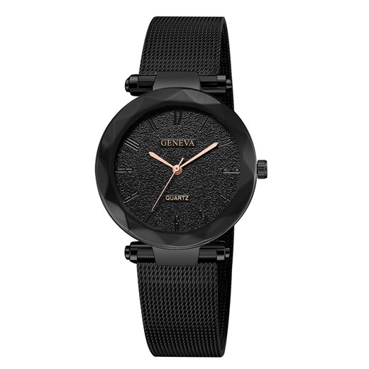 Geneva zegarek czarny 