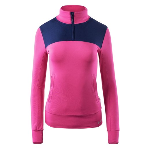 Bluza sportowa Hi-Tec różowa bez wzorów 