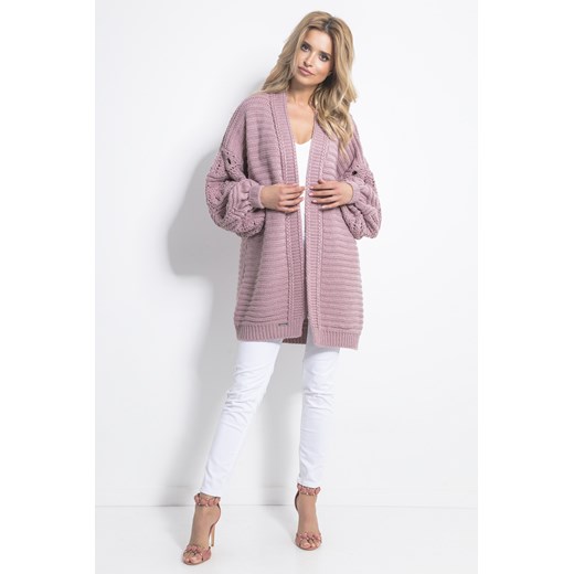 Sweter damski Fobya z dekoltem w serek