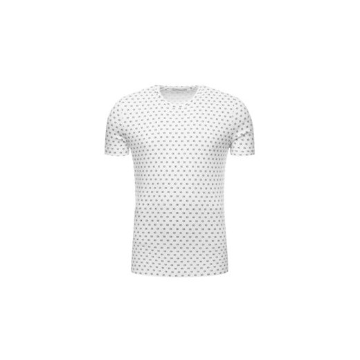 T-shirt męski Calvin Klein biały z krótkim rękawem 