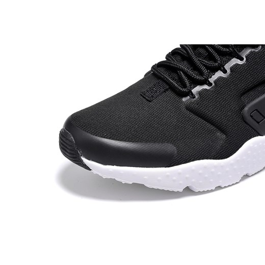 Buty sportowe męskie Nike huarache czarne z gumy sznurowane 