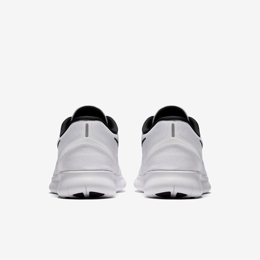 Białe buty sportowe damskie Nike gładkie na płaskiej podeszwie sznurowane wiosenne 